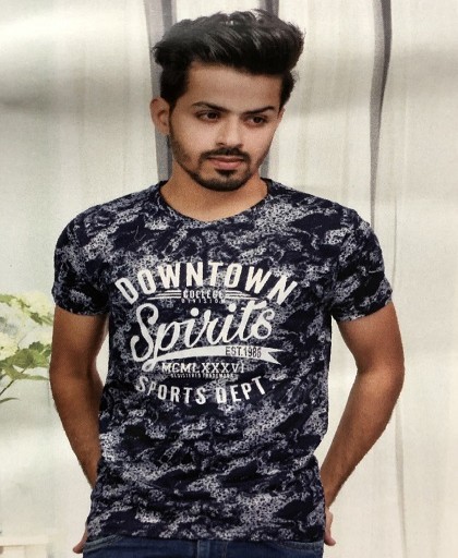 Men Casual Printed T-shirt