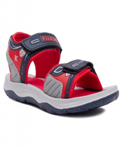 Xellent Red & Grey Casual Floaters